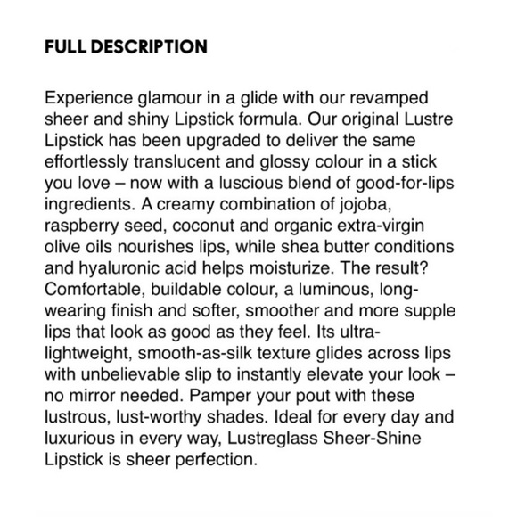 MAC Lustreglass Lipstick I DESERVE THIS 553 - Picture 12 of 12